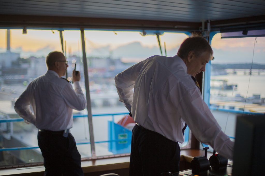 Maritime Crew on Bridge